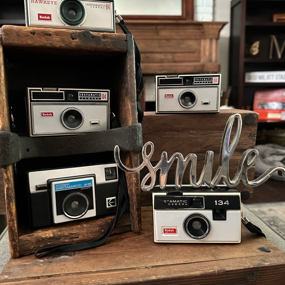 Kodak Black and White Instamatic Camera Collection